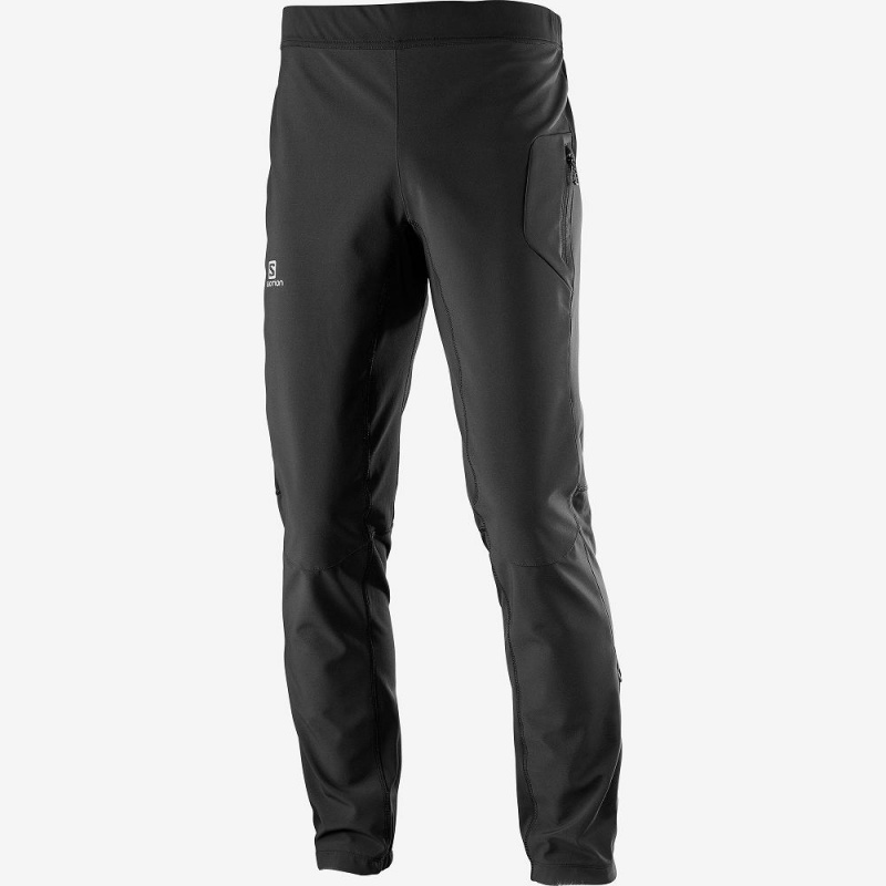 Pánské Kalhoty Salomon Rs Warm Softshell M Černé | 57183-JSFH