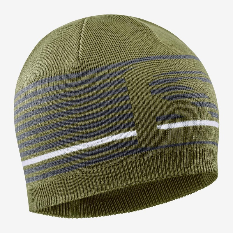 Pánské Klobouky Salomon Flatspin Krátké Beanie Zelene | 21845-IUHN