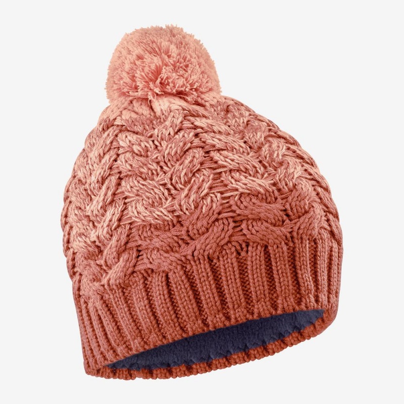 Pánské Klobouky Salomon Poly Beanie Oranžové | 54137-UKCO