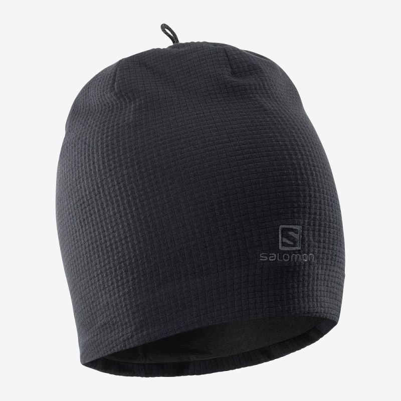 Pánské Klobouky Salomon Rs Warm Beanie Černé | 30659-NFVI