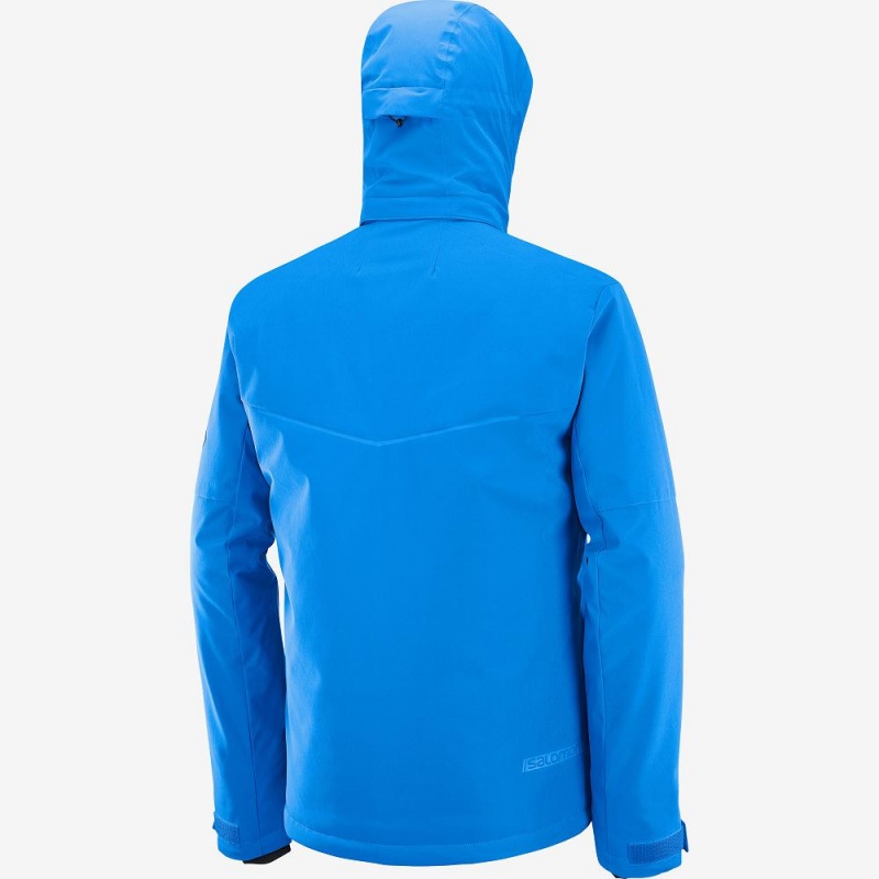 Pánské Lyžařské Bundy Salomon Blast Jacket M Blankyt | 79864-XAJT