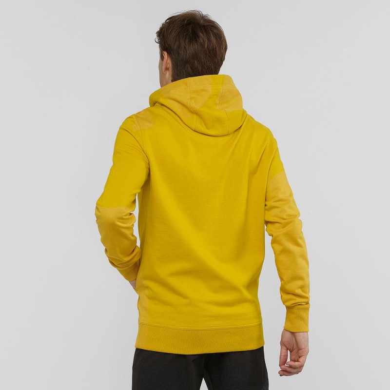 Pánské Mikina s Kapucí Salomon Shift Hoodie M Žluté | 72083-LFPO