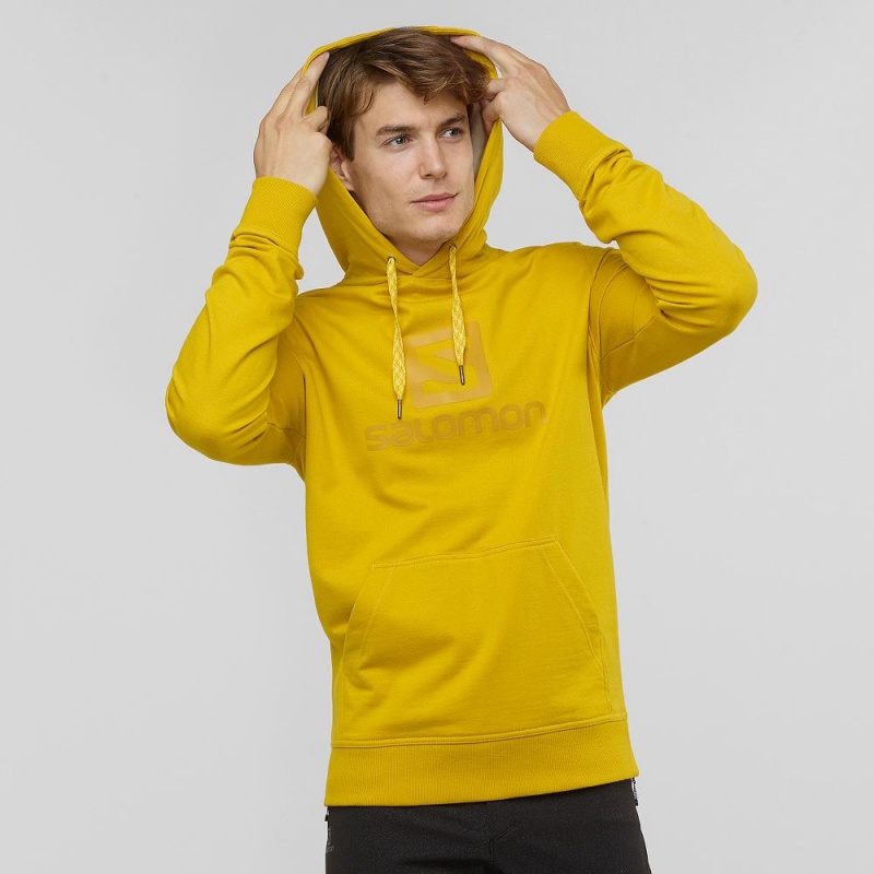 Pánské Mikina s Kapucí Salomon Shift Hoodie M Žluté | 72083-LFPO