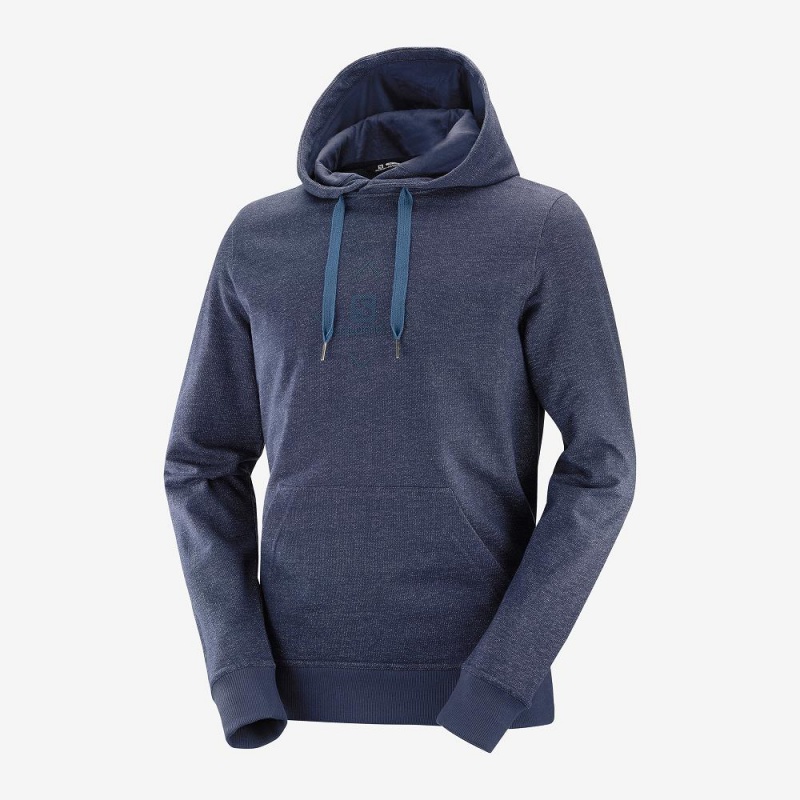 Pánské Mikina s Kapucí Salomon Shift Hoodie M Tmavě Blankyt | 48619-BSQY