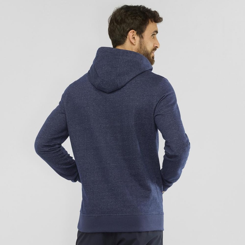 Pánské Mikina s Kapucí Salomon Shift Hoodie M Tmavě Blankyt | 48619-BSQY