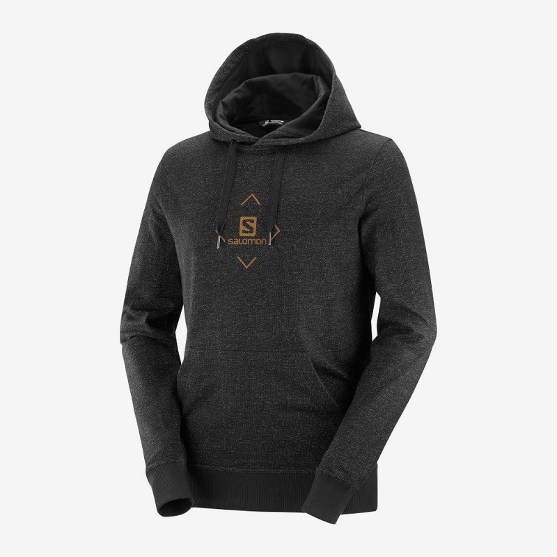 Pánské Mikina s Kapucí Salomon Shift Hoodie M Černé | 02765-QRFH