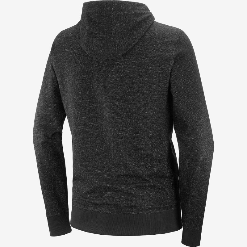 Pánské Mikina s Kapucí Salomon Shift Hoodie M Černé | 02765-QRFH