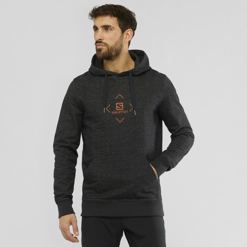 Pánské Mikina s Kapucí Salomon Shift Hoodie M Černé | 02765-QRFH