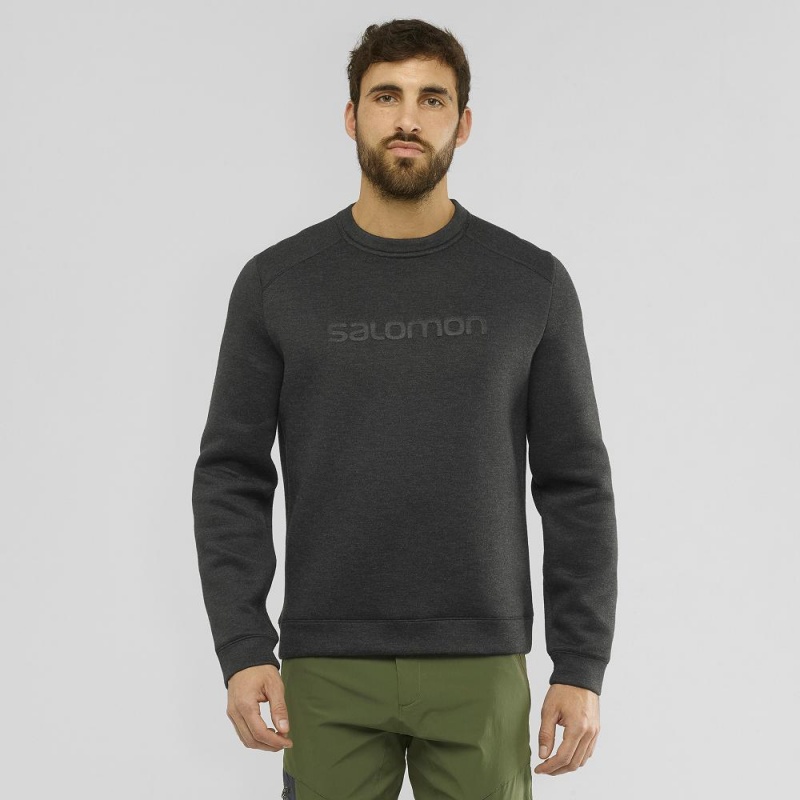 Pánské Pulovr Salomon Essential Warm Černé | 23591-LZXV