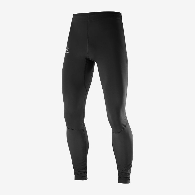 Pánské Punčochové Kalhoty Salomon Agile Warm Tight M Černé | 58023-PKIU