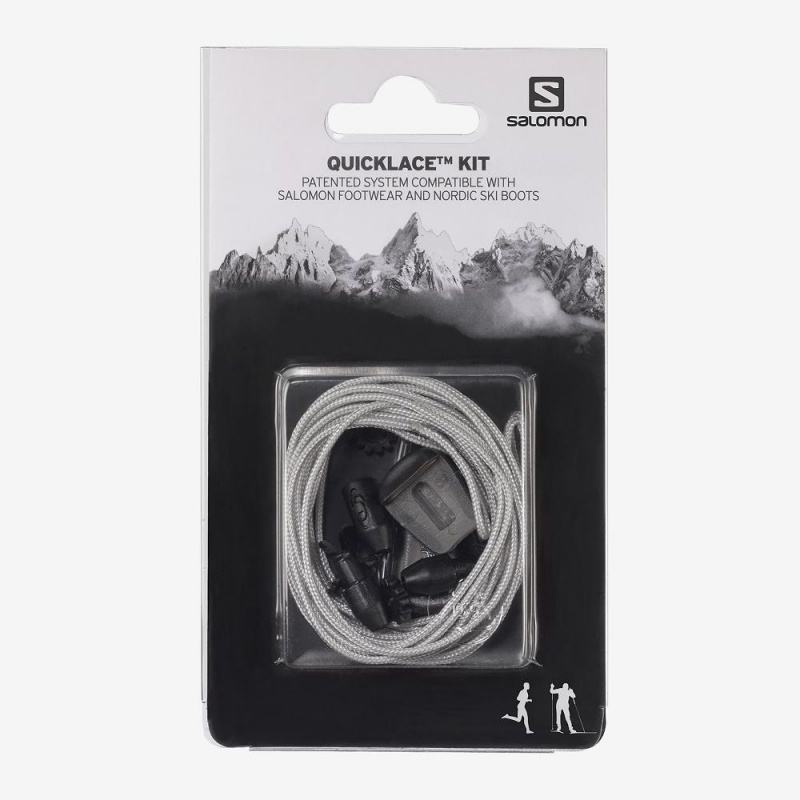 Pánské Quicklace Salomon Quicklace Kit Gray | 03479-FPYM