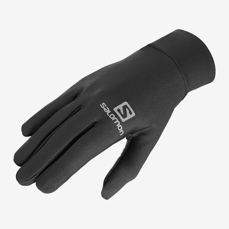 Pánské Rukavice Salomon Agile Warm Glove U Černé | 29670-XKCN