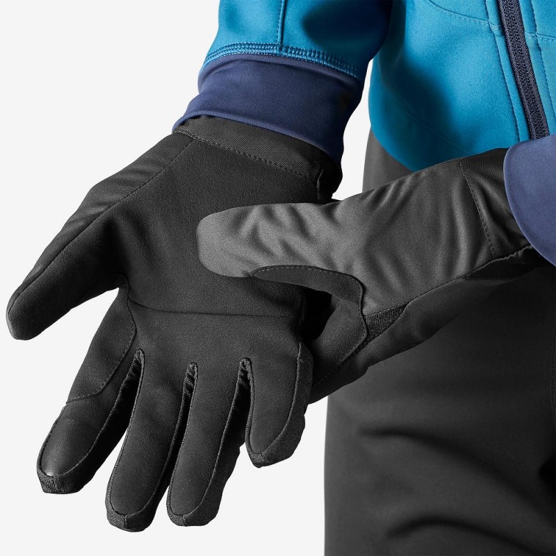 Pánské Rukavice Salomon Equipe Glove U Černé | 57463-XVMI