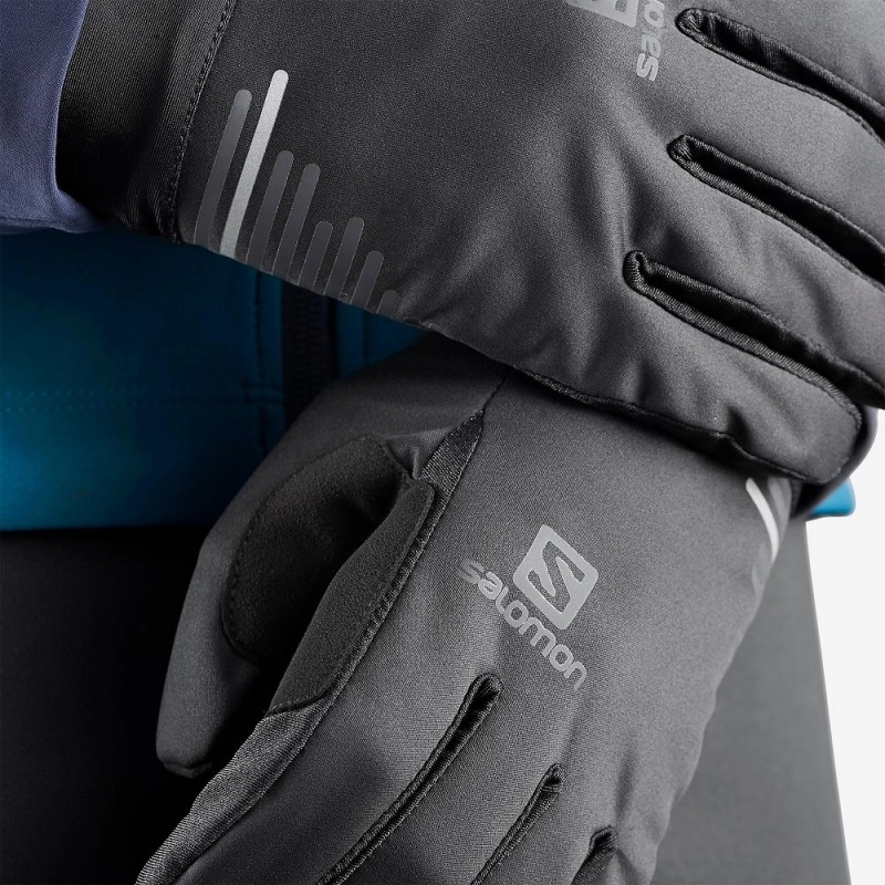 Pánské Rukavice Salomon Equipe Glove U Černé | 57463-XVMI