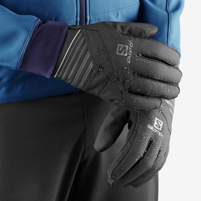 Pánské Rukavice Salomon Rs Warm Glove U Černé | 72938-MDNX