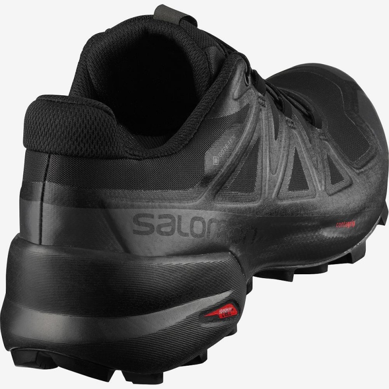 Pánské Trailové Běžecké Boty Salomon Speedcross 5 Gore-Tex Černé | 74910-BQKR