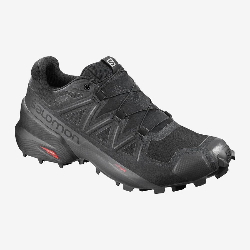 Pánské Trailové Běžecké Boty Salomon Speedcross 5 Gore-Tex Černé | 74910-BQKR