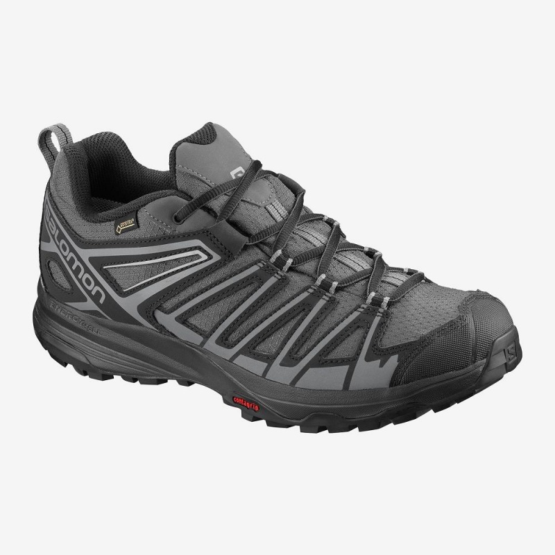 Pánské Trekking Salomon X Crest Gore-Tex Černé | 60178-REQL