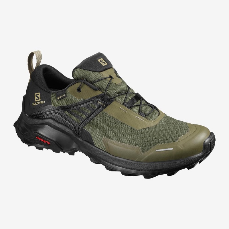 Pánské Trekking Salomon X Raise Gore-Tex Zelene | 89130-YSIH