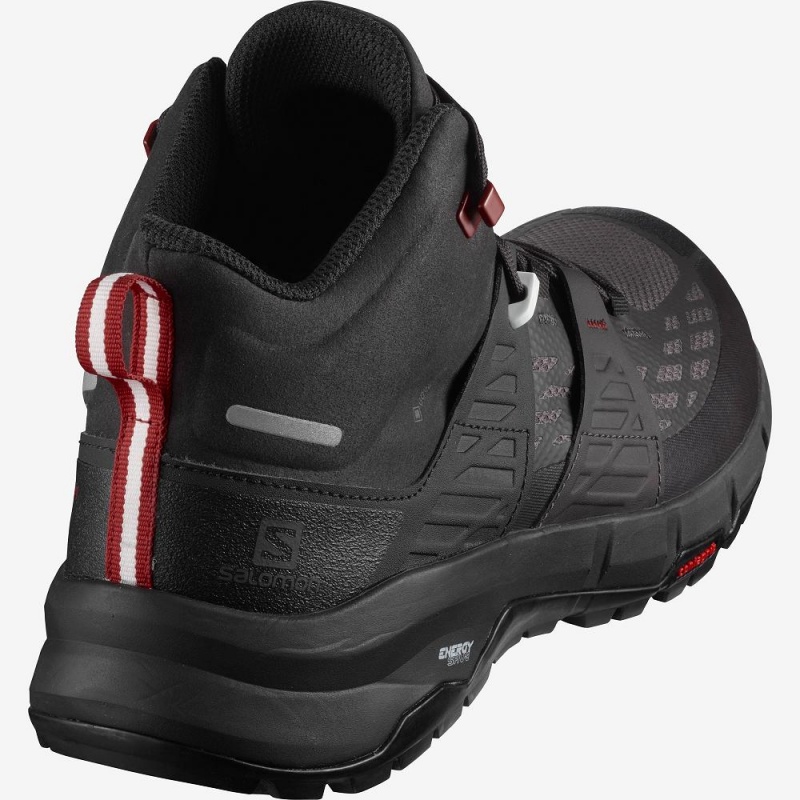 Pánské Trekové Boty Salomon Odyssey Mid Gtx Černé | 72185-FLMC