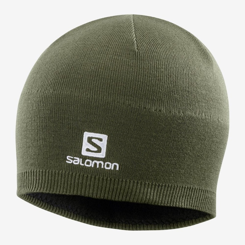 Pánské Čepice Salomon Rs Warm Zelene | 21364-BYSN